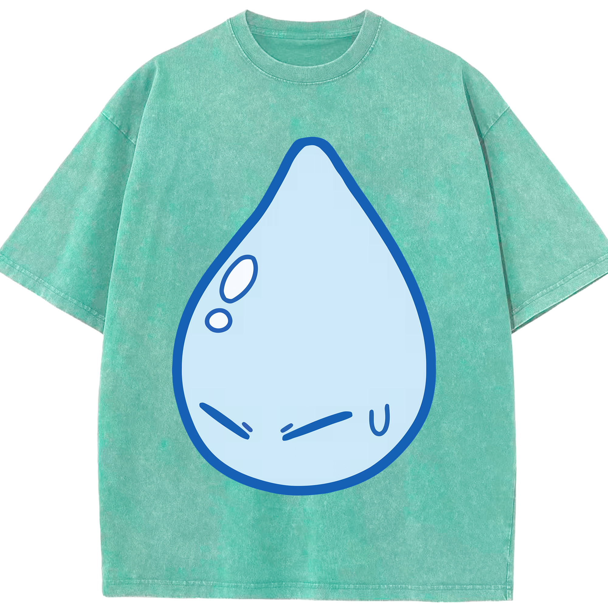 （画像用） 転スラ Regarding Reincarnated to Slime 綿100% ヴィンテージ風 半袖Tシャツ（フロントプリント）